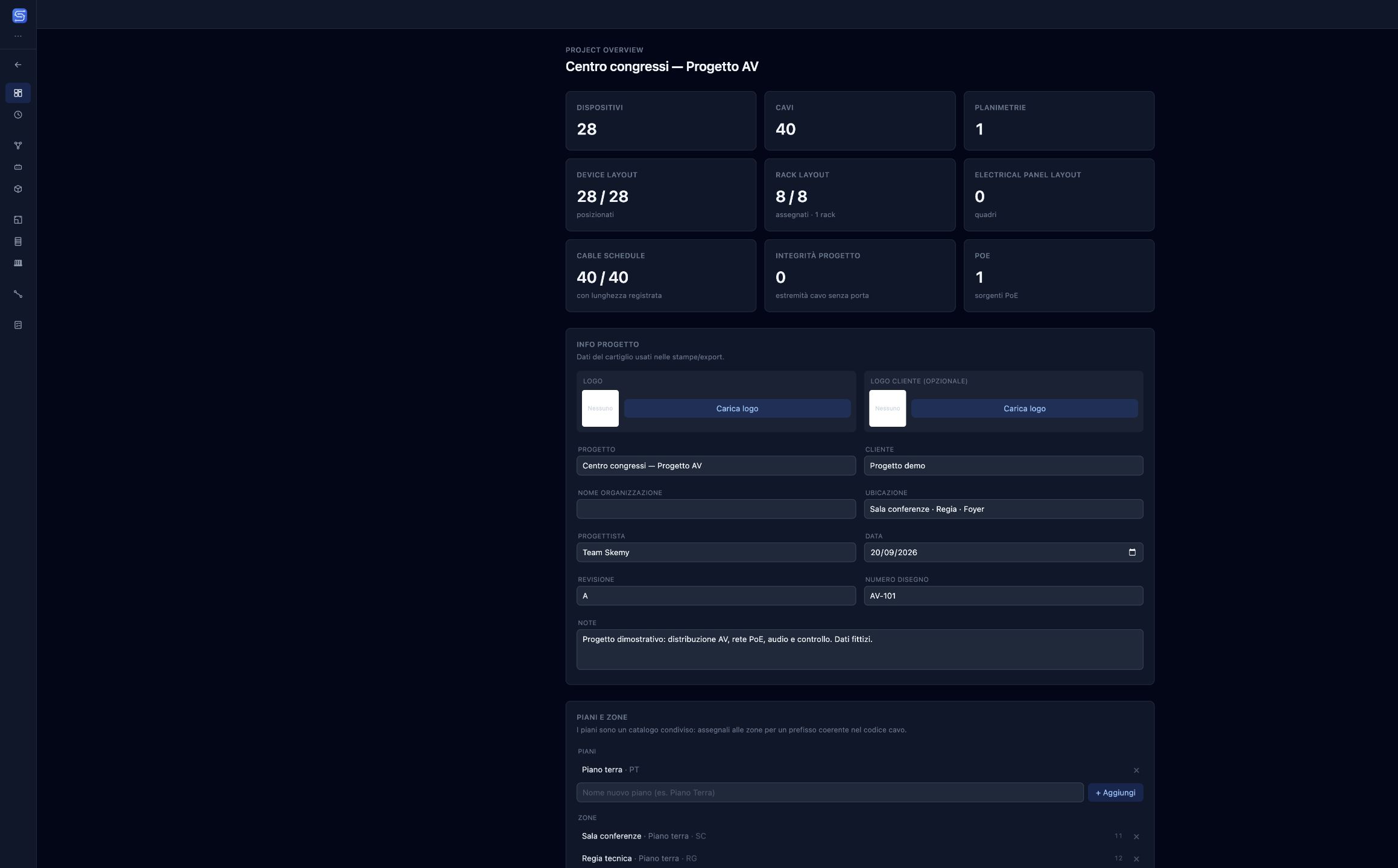 Project Overview: tema scuro